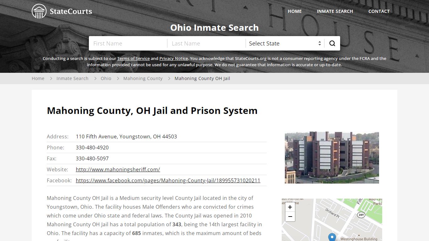 Mahoning County OH Jail Inmate Records Search, Ohio ...